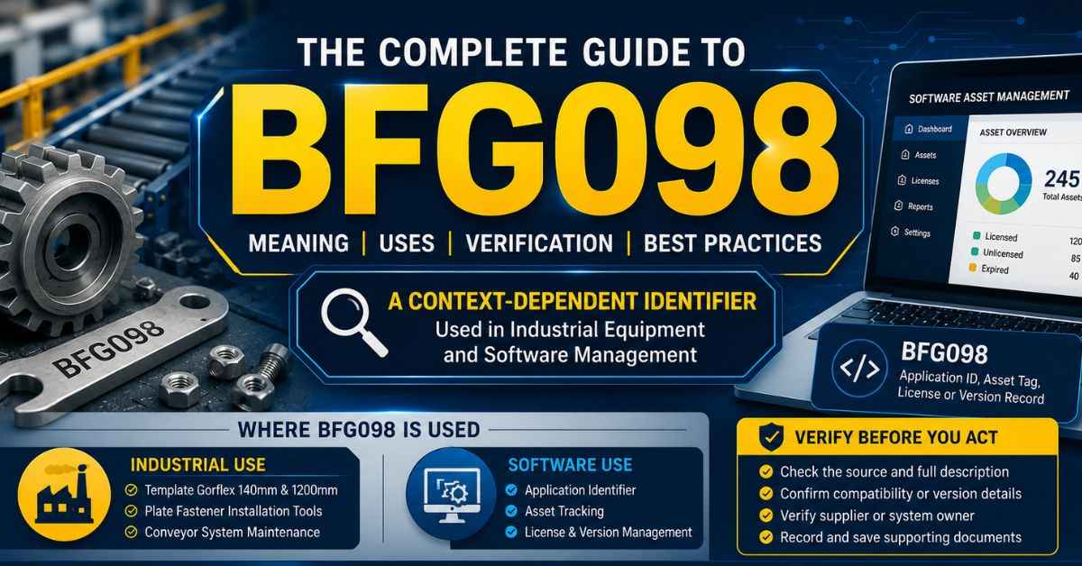 bfg098 Guide: Meaning, Uses & Verification Tips